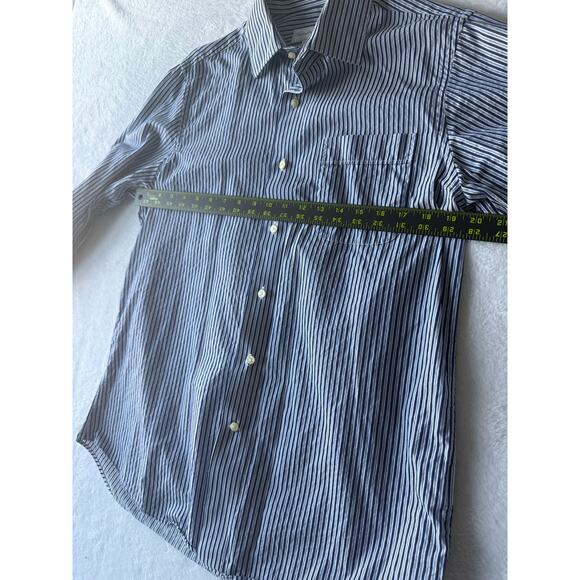 Tommy Bahama Men Size 15 1/2 34-35 Striped Button Down Cotton Shirt Nautical - Picture 3 of 9